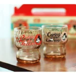 Cute cartoon vintage glass water cup