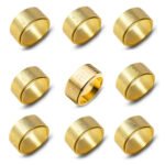 The eight guardian gods turn the titanium steel national tide ring, the male swastika amulet, the 12 zodiac natal Buddha heart sutra ring