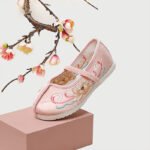 Girls' Hanfu Lotus Embroidery Shoes