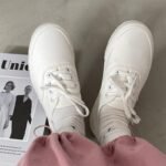 White shoes Japanese basic style canvas small white female students autumn all-match new street style white sneakers manufacturers