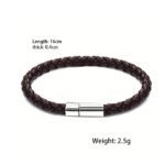 Fresh couple bracelet, a pair of Korean fashion hand-woven simple men's and women's bracelets, trendy girlfriend student bracelets - Image 3