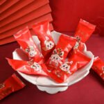 New Year's Chinese Wind Snowflake Crisp Packaging Bag Rabbit Year Festive Candy Bag Nougat Machine Sealing Bag Baking Biscuit Bag - Image 4