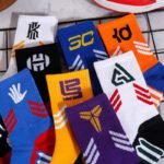 Socks: men's middle length basketball socks, cotton wear-resistant, sweat-absorbent, breathable, ins, tide brand, four seasons, NBA elite sports children's socks - Image 4