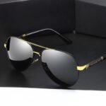 New Polarized Sunglasses Men's Metal Sunglasses Toad Glasses Driving Mirror 901 Vintage Large Frame Glasses