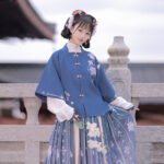 Ming Dynasty short jacket waist length skirt - Image 4