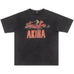 Vintage Motorcycle Printed Washable Old Short Sleeve T-Shirt - Image 2