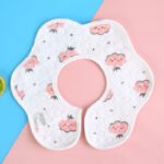 Cotton saliva towel baby baby bib bib cotton newborn waterproof meal baby supplies factory wholesale - Image 5