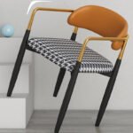 Nordic Light Luxury Dining Chair Creative Designer Iron Art Leisure Chair Home Back Chair Desk Chair Negotiation Chair Makeup Chair - Image 2