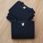 280G Waffle Short Sleeve T-Shirt Men's Summer Casual Loose American Retro Heavy Knit Shoulder Half Sleeve Shirt - Image 3