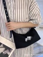 Korean EMS fashion versatile nylon large capacity tote bag one shoulder armpit women's bag crossbody bag handbag - Image 3