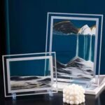 Creative hourglass ornament liquid decompression quicksand painting office desktop living room bedside table decoration birthday gift - Image 4