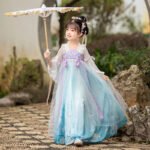 Girls' Hanfu elegant dress