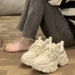 Daddy shoes women's heightened 2025 spring new versatile small man tall thick-soled fried street sneakers women - Image 4