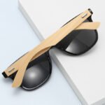 New sunglasses personalized bamboo leg sunglasses square bamboo vintage rice nail driver sunglasses bamboo glasses - Image 3