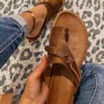 Large size women's shoes cross-border women's slippers summer sandals new flat thong women's shoes beach women's outer wear flip flops