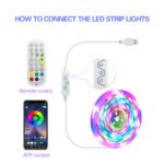 Cross-border spot KESHU magic light belt set 5050 horse racing bluetooth app2.4G remote control light belt set - Image 5