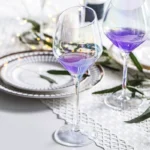 Haoyue cold spring rainbow ion plating crystal glass red wine glass goblet oblique wine glass champagne cup - Image 3