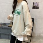 Autumn and winter white long-sleeved t-shirt cotton sweater mid-length bottoming shirt women's inner cover butt plus velvet velvet top - Image 3