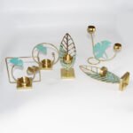 Hand-painted Leaf Creative Candlestick - Image 4