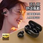 S03 cross-border new non-in-ear bone conduction Bluetooth headset hanging ear clip type HIFI sports gas conduction headset Q80