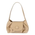 Pure color bag women 2022 new trendy Korean version simple shoulder Messenger bag spring and summer new small fresh saddle bag - Image 5