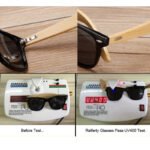 New sunglasses personalized bamboo leg sunglasses square bamboo vintage rice nail driver sunglasses bamboo glasses - Image 2