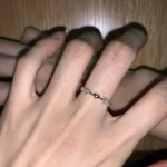 10,000 yione love open ring, fine ring, simple temperament, niche Japanese and Korean design, high-end fashion trend.