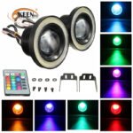 OKEEN cross-border GM spotlight dual-light COB angel eye fog light modified LED lens fisheye daytime running light