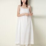 Spring and summer new Japanese women's wear beautiful back suspender dress loose all-match bottoming petticoat vest women's inner wear long skirt