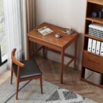Solid wood desk home student desk bedroom writing desktop computer desk study simple desk small apartment - Image 3