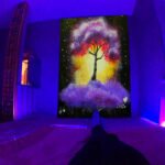 Amazon Black Light Skull Tapestry Ultraviolet Active Psychedelic Neon Tapestry Tree of Life Luminous Party Background - Image 6
