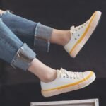 Pull back Japanese small white shoes ins canvas shoes female students 2022 spring and autumn Korean version of Harajuku style all-match sneakers - Image 5