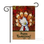 Amazon Cross-border Thanksgiving Garden Flag Turkey Pattern Flag European and American Festival Outdoor Garden Decoration Wholesale - Image 9