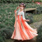 Girls' Hanfu elegant dress