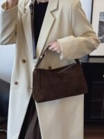 Bag 2025 new matte underarm bag women's fashion simple handbag large capacity crossbody bag - Image 5