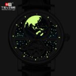 Tweez 2025 New Skeleton Mechanical Watch Fully Automatic Casual Watch Waterproof Men's Watch Watch - Image 3