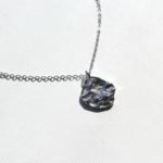 Daily order ~ S925 silver ~ niche Japan Harajuku fashion simple temperament ~ texture pattern pendant necklace clavicle chain - Image 4