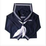 Autumn Japanese JK suit female student loose college style navy collar shirt + ins high waist half body full two-piece suit - Image 5