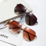 New 2625 sunglasses men's sunglasses metal full frame sunglasses double beam sunglasses sunglasses manufacturers straight