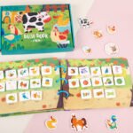 Baby enlightenment quiet book animal cognitive teaching aids children's handmade early education material package educational toy paste book - Image 3