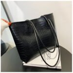 Large capacity tote bag cross-border new autumn and winter women's bag retro shoulder tote bag high-end sense women's commuter shoulder bag - Image 4
