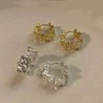 2023 Cross-border European and American Women's Hot Selling French Retro Versatile Irregular Earrings Premium Temperament Earrings Wholesale - Image 2