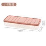 Refrigerator food storage box Japanese-style square freezer box single-layer plastic sealed box large classification transparent fresh-keeping box - Image 8