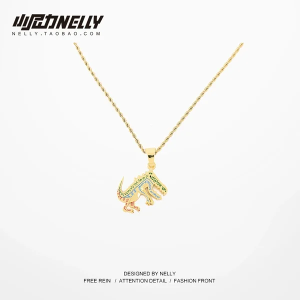 Europe and the United States tide brand simple fashion Japanese men and women couples trend hiphop necklace street hip hop ?di jewelry