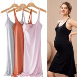 Pregnant women during pregnancy large size loose breastfeeding sling bottoming skirt belt chest pad free underwear mother breast milk underwear winter