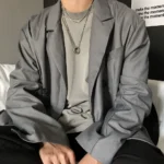 Simple retro thread ring pendant necklace