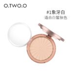 O.TWO.O rose gold powder cake long-lasting oil control base makeup dry and wet dual-use makeup foundation 8 color makeup 9114 - Image 6
