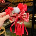 Children's Hanfu accessories bow headwear - Image 2