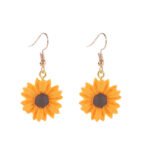 Creative sweet Thanksgiving jewelry handmade soft pottery simulation pumpkin turkey maple chrysanthemum a variety of autumn earrings - Image 3