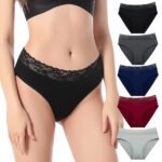 Foreign trade international independent station multi-size briefs lace Amazon cross-border ladies pure cotton high waist sexy underwear